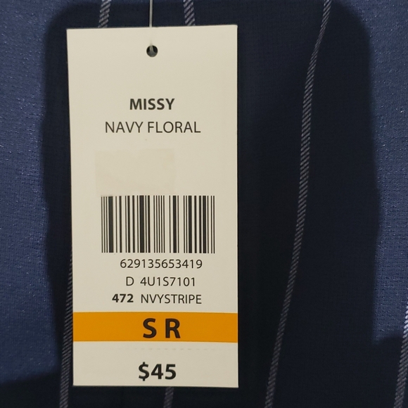 Pinstripe pull-on dress pants - Picture 2 of 3